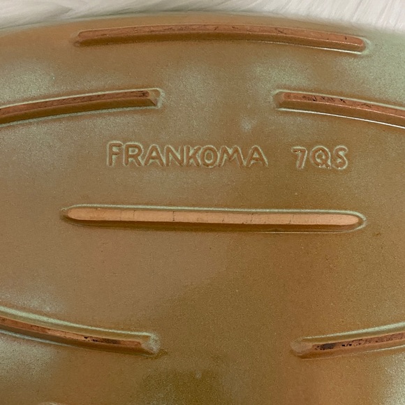 Vintage Frankoma Tan and Brown Ceramic Tray - Picture 2 of 5